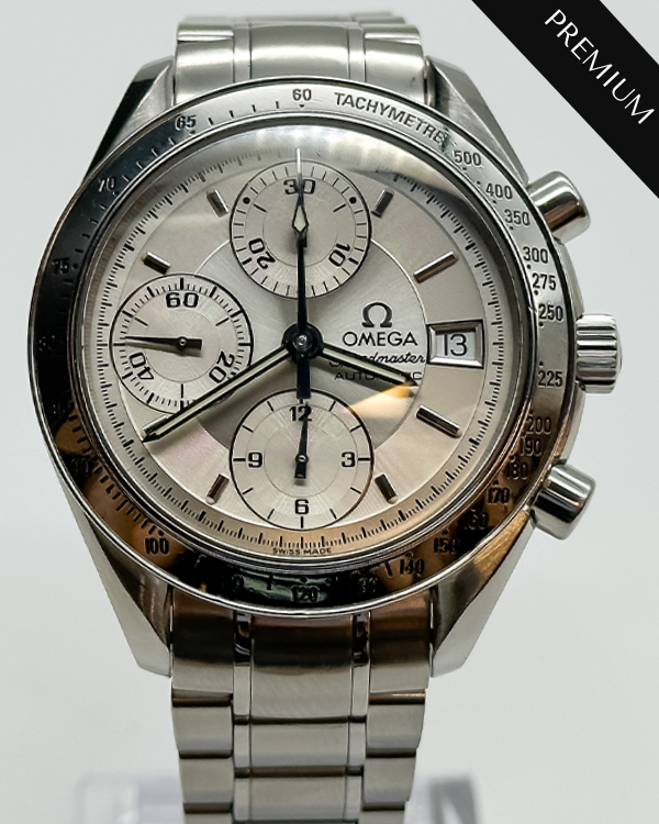 2000 Omega Speedmaster Date 39MM Steel Silver Dial (3513.30.00)