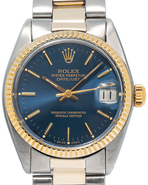 Rolex Datejust 31MM Blue Dial Two-Tone Bracelet (6827)