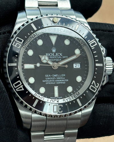 Rolex Sea-Dweller Deepsea 40MM Black Dial Steel Bracelet (116660)