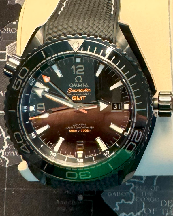 2018 Omega Seamaster Planet Ocean 45.5MM Black Dial Textile/Rubber Strap (215.92.46.22.01.001)