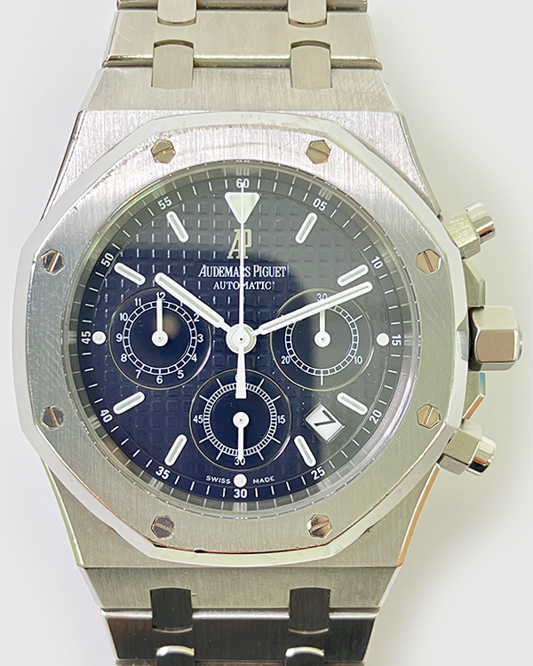 2011 Audemars Piguet Royal Oak Chronograph 39MM Blue Dial Steel Bracelet (26300ST)