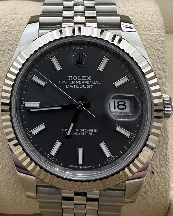 2023 Rolex Datejust 41MM Rhodium Dial Jubilee Bracelet (126334)