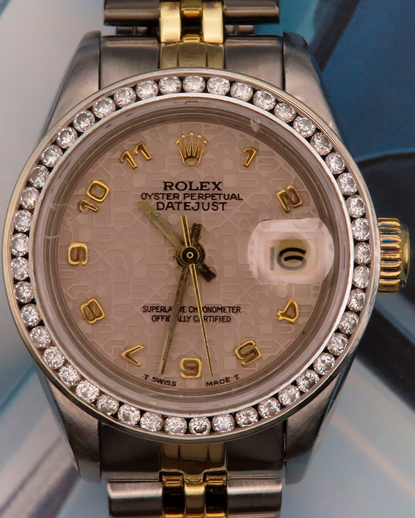 Rolex Lady-Datejust 26MM Grey Dial Two-Tone Jubilee Bracelet (6917)