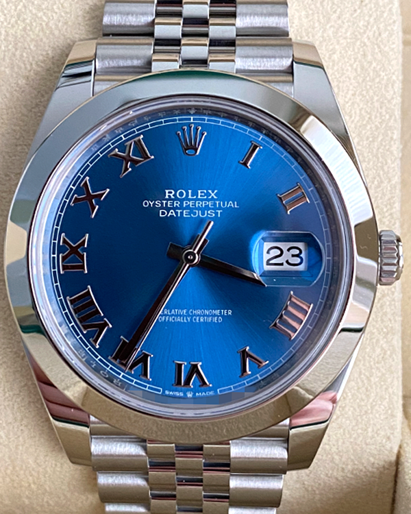 2024 Rolex Datejust 41MM Blue Dial Jubilee Bracelet (126300)