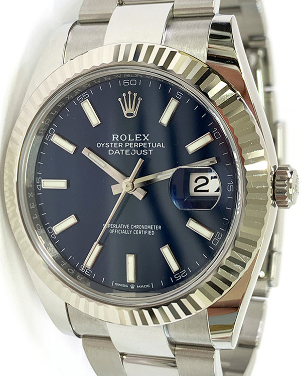 2024 Rolex Datejust 41MM Blue Dial Oyster Bracelet (126334)