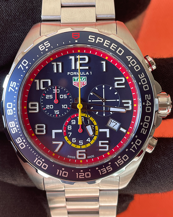 No Reserve - TAG Heuer Formula 1 43MM Red Bull Racing Special Edition Steel Blue Dial (CAZ101AL.BA0842)