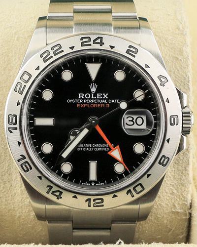 2021 Rolex Explorer II 42MM Black Dial Oyster Bracelet (226570)