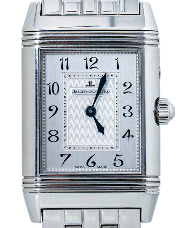 Jaeger-LeCoultre Reverso Duetto Duo 25MM Silver Dial Steel Bracelet (269.8.54)