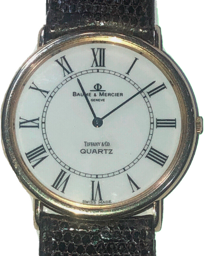 Baume & Mercier Classima Tiffany & Co. 32MM Quartz White Dial Aftermarket Leather Strap (95143)