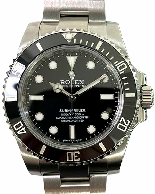 2013 Rolex Submariner No-Date 40MM Black Dial Oyster Bracelet (114060)