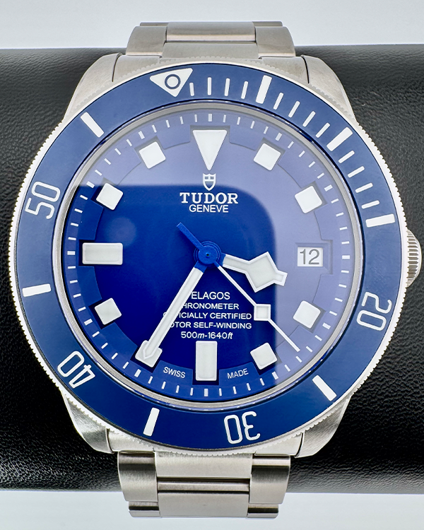 No Reserve - 2024 Tudor Pelagos 42MM Blue Dial Titanium Bracelet (25600TB)