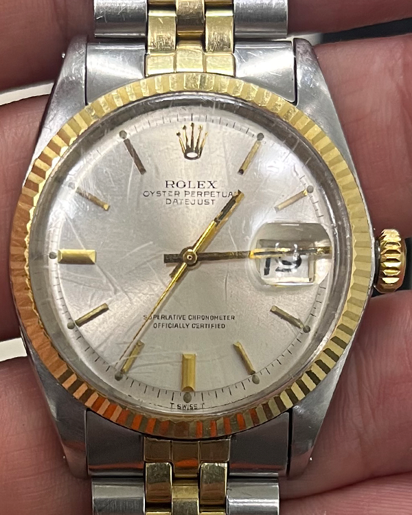 1969 Rolex Datejust 36MM Silver Dial Two-Tone Jubilee Bracelet (1601)