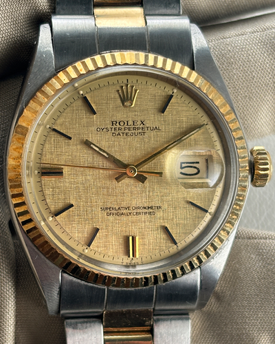 Rolex Datejust 36MM Champagne Dial Two-Tone Bracelet (1601)