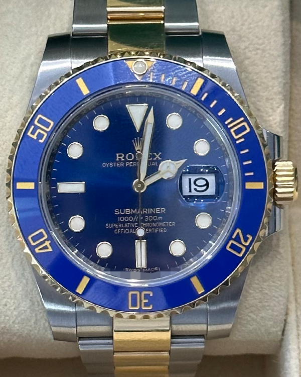 2017 Rolex Submariner Date 40MM Two-Tone Blue Dial (116613LB)