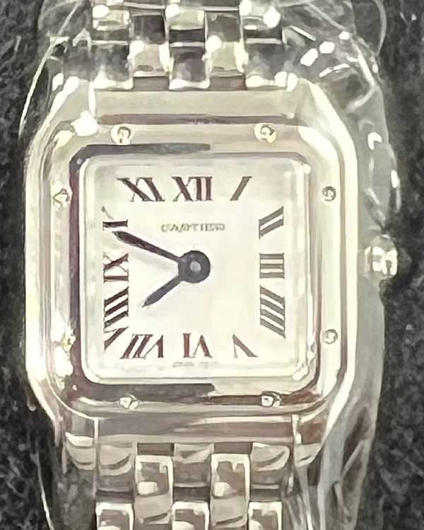 2024 Cartier Panthère de Cartier 20MM Quartz White Dial Steel Bracelet (WSPN0019)