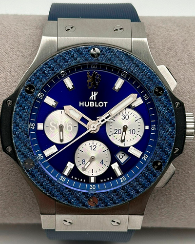 Hublot Big Bang "Chelsea Football Club" Limited Edition 44MM Blue Dial Rubber Strap (301.SY.7129.LR.CFC17)