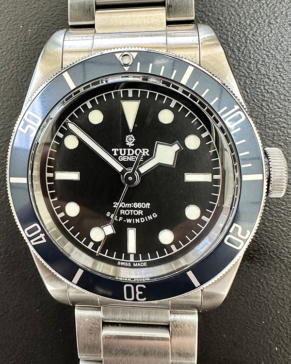 Tudor Black Bay Heritage "Smiley" 41MM Steel Black Dial (79220B)