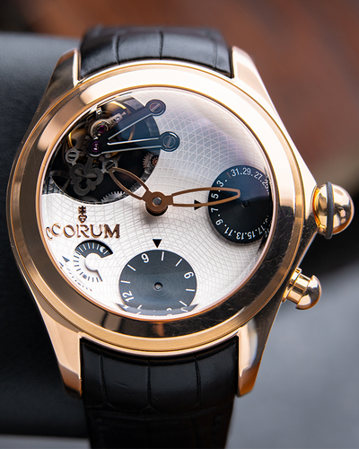 Corum Bubble Tourbillion Rose Gold GMT Limited Edition of 5 Automatic Watch 47mm (397.100.55/0001 BG01)
