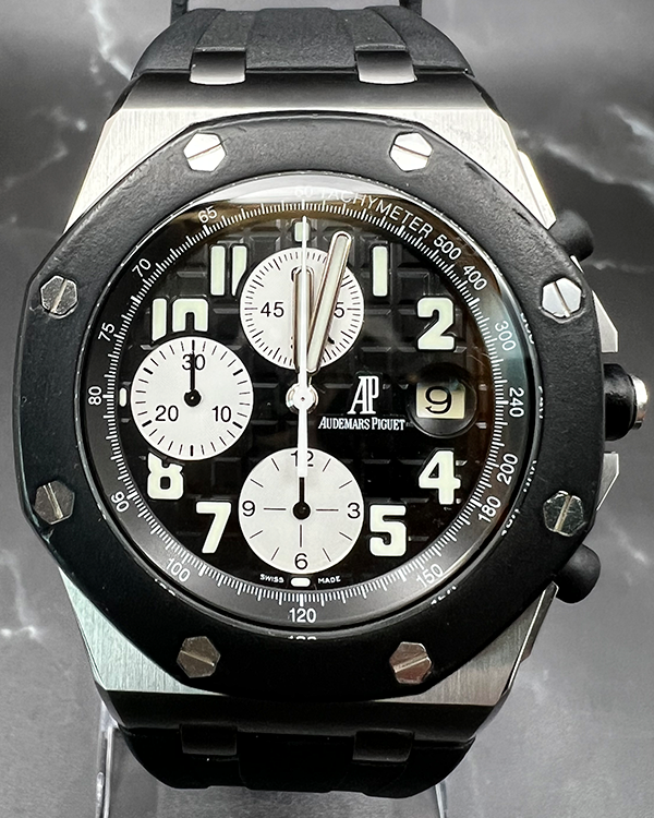 Audemars Piguet Royal Oak Offshore Chronograph 42MM Black Dial Rubber Strap (25940SK.00.D002CA.01.A)