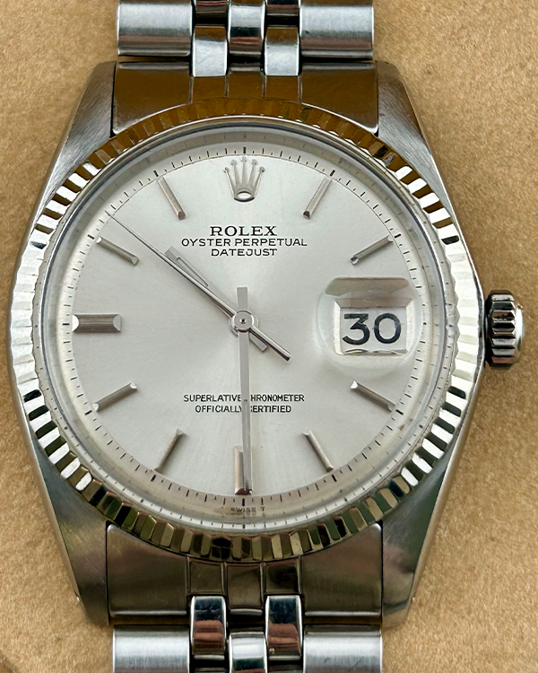 Rolex Datejust 36MM Silver Dial Jubilee Bracelet (1601/4)