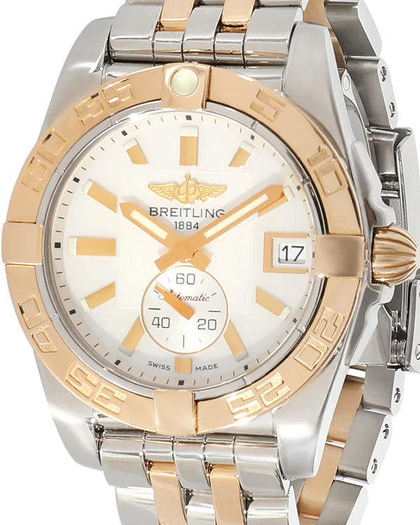 2012 Breitling Galactic 36MM Silver Dial Two-Tone Bracelet (C3733012/A724)