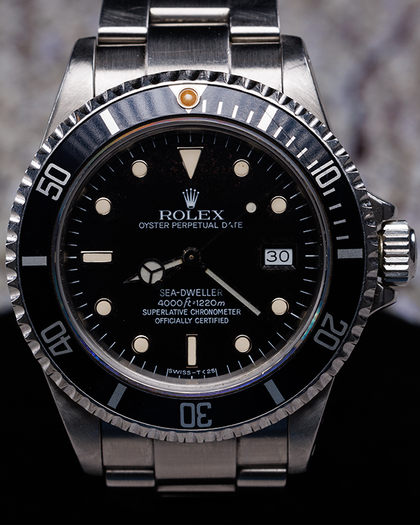 Rolex Sea-Dweller 4000 40MM Black Dial Oyster Bracelet (16600)