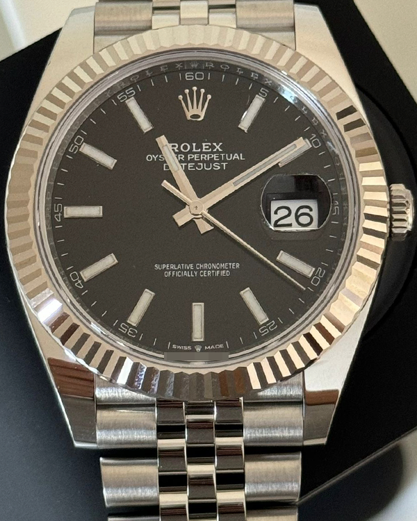 2022 Rolex Datejust 41MM Black Dial Jubilee Bracelet (126334)