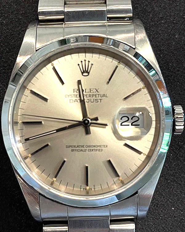 2000 Rolex Datejust 36MM Silver Dial Oyster Bracelet (16200)