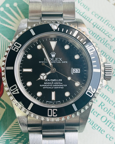 1995 Rolex Sea-Dweller 4000 40MM Black Dial Oyster Bracelet (16600)