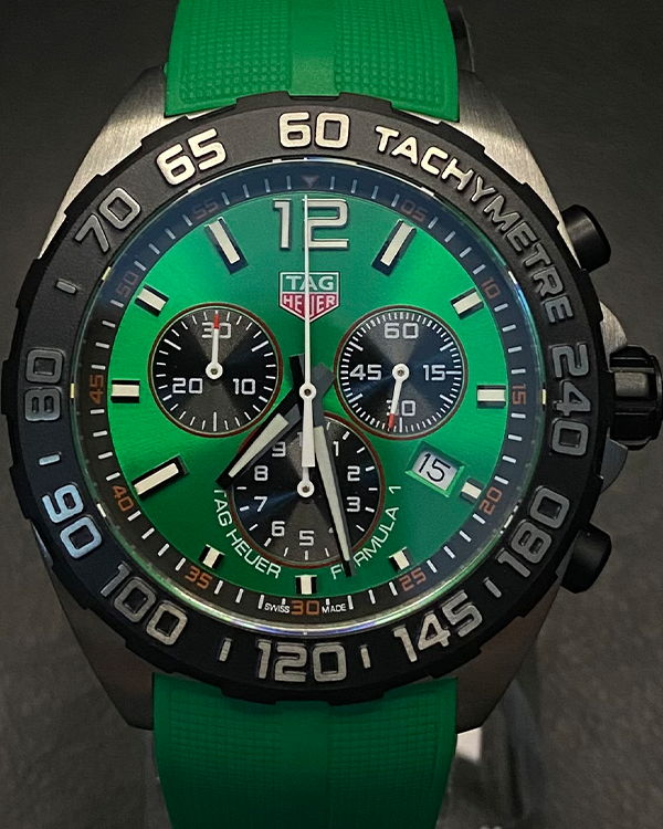 2022 TAG Heuer Formula 1 Quartz 43MM Steel Green Dial (CAZ101AP.FT8056)