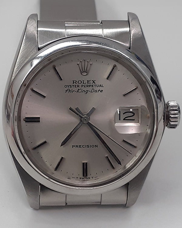 Rolex Air-King Date 34MM Silver Dial Oyster Bracelet (5700)