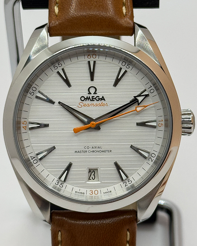 2019 Omega Seamaster Aqua Terra 150M 41MM Silver Dial Leather Strap (220.12.41.21.02.001)