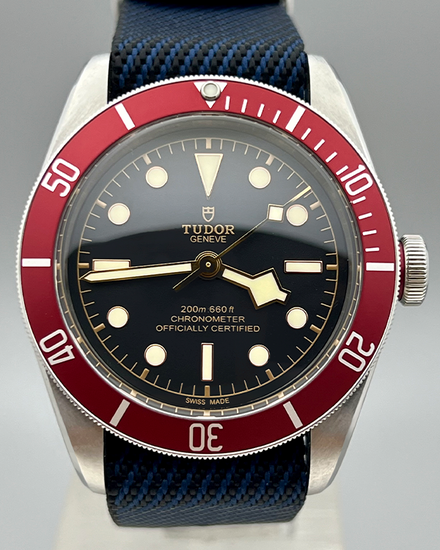 2018 Tudor Black Bay 41MM Black Dial Textile Strap (79230R)