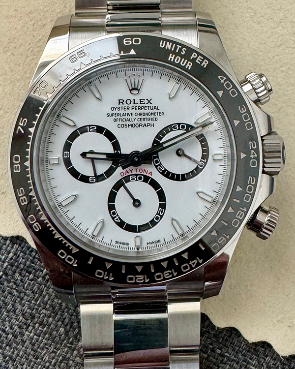 2024 Rolex Cosmograph Daytona "Panda" 40MM White Dial Oyster Bracelet (126500LN)