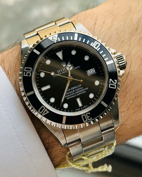 2006 Rolex Sea-Dweller 4000 40MM Black Dial Oyster Bracelet (16600 ...