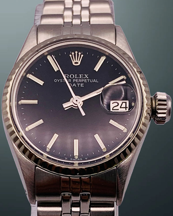 Rolex Oyster Perpetual 26MM Black Dial Jubilee Bracelet (6517)