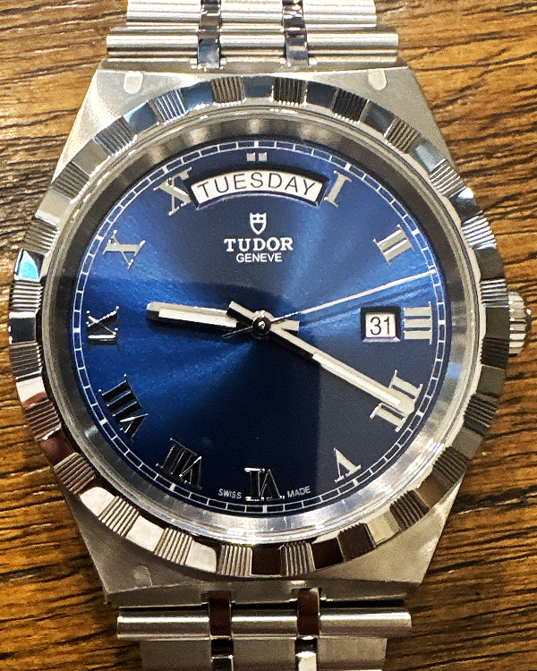 No Reserve - Tudor Royal 41MM Blue Dial Steel Bracelet (28600)