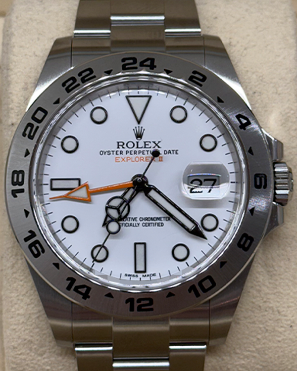 2020 Rolex Explorer II "Polar" 42MM White Dial Oyster Bracelet (216570)