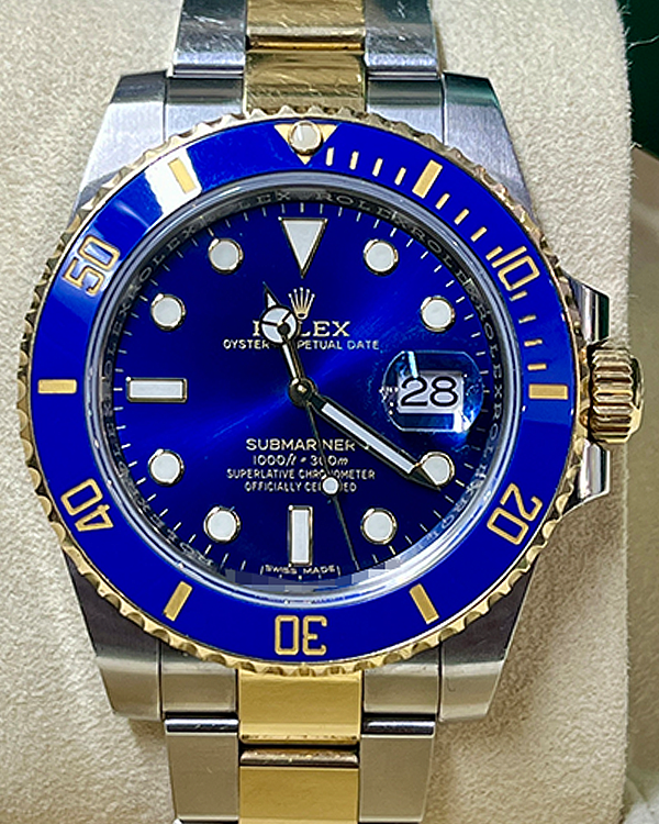 2019 Rolex Submariner Date "Bluesy" 40MM Blue Dial Two-Tone Oyster Bracelet (116613LB)