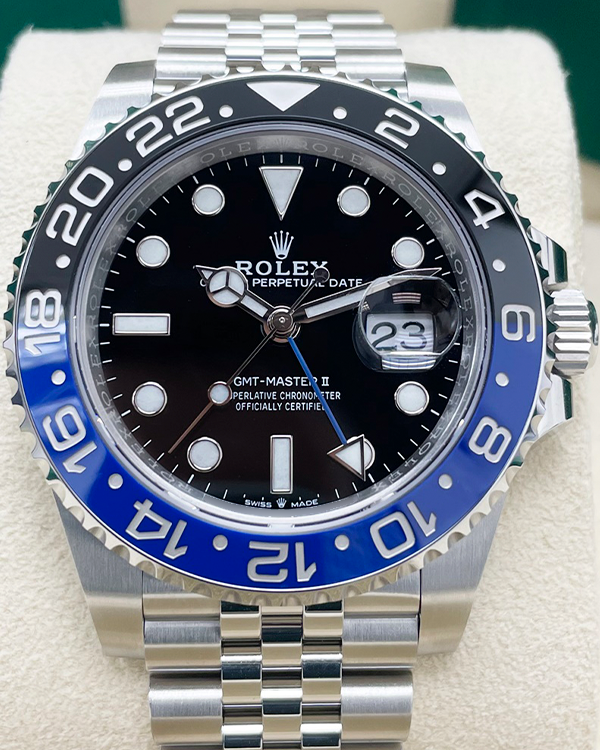 2023 Rolex GMT-Master II "Batgirl" 40MM Black Dial Jubilee Bracelet (126710BLNR)