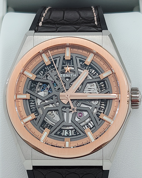 Zenith Defy Classic Titanium Rose Gold Skeleton Dial (87.9001.670/79.R589)