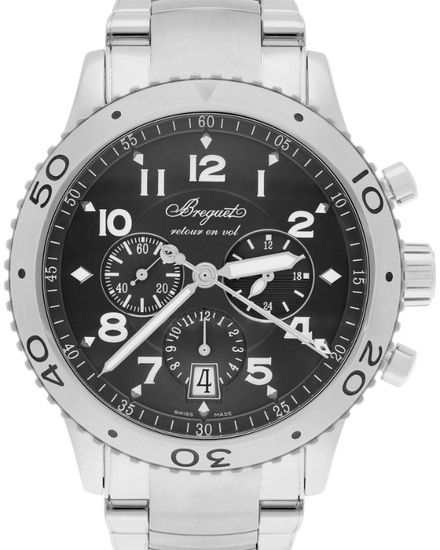 2019 Breguet Type XXI 42MM Grey Dial Steel Bracelet (3810ST/92/SZ9)