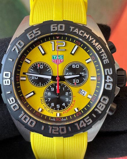 Tag heuer discount formula 1 yellow