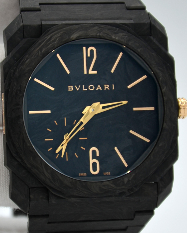 2023 Bvlgari Octo Finissimo 40MM Black Dial Carbon Bracelet (103779)