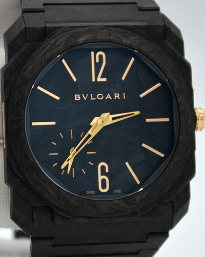 2023 Bvlgari Octo Finissimo 40MM Black Dial Carbon Bracelet (103779)