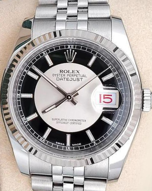 2014 Rolex Datejust 36MM "Tuxedo" Dial Jubilee Bracelet (116234)