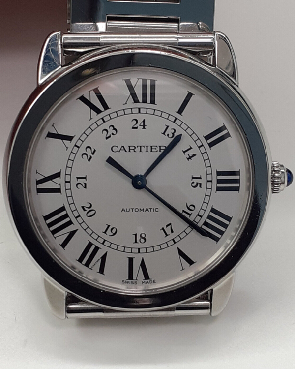 Cartier Ronde Solo de Cartier 36MM Silver Dial Steel Bracelet (3939 ...