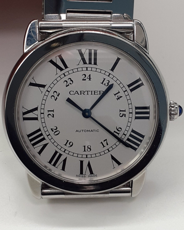 Cartier Ronde Solo de Cartier 36MM Silver Dial Steel Bracelet (3939)