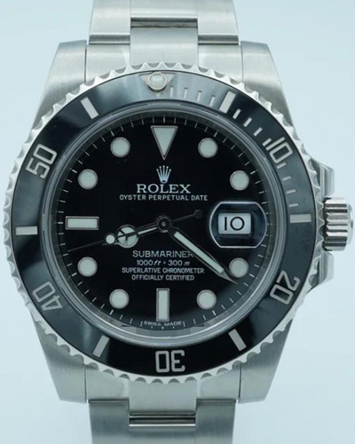 2014 Rolex Submariner Date 40MM Black Dial Oyster Bracelet (116610LN)