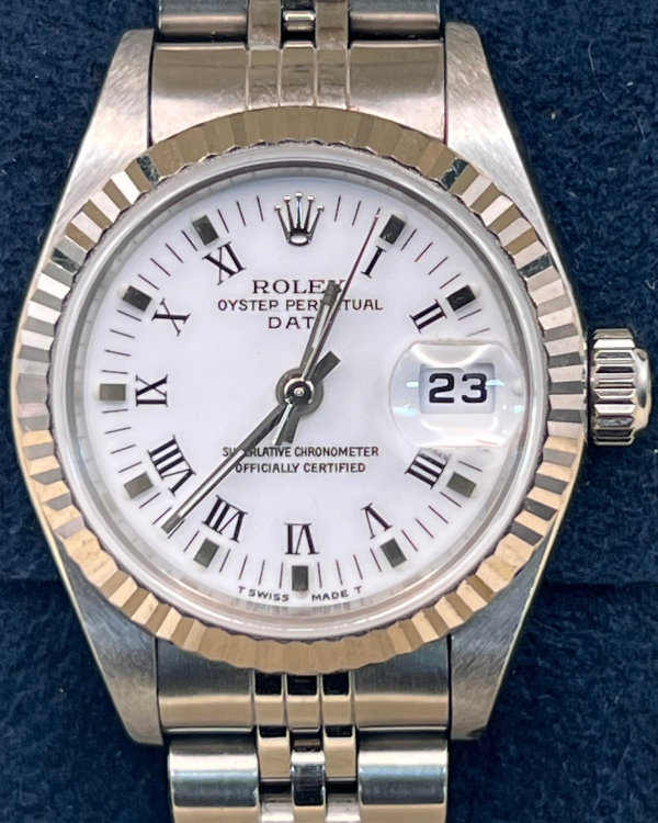 Rolex Lady-Date 26MM White Dial Steel Jubilee Bracelet (79174)